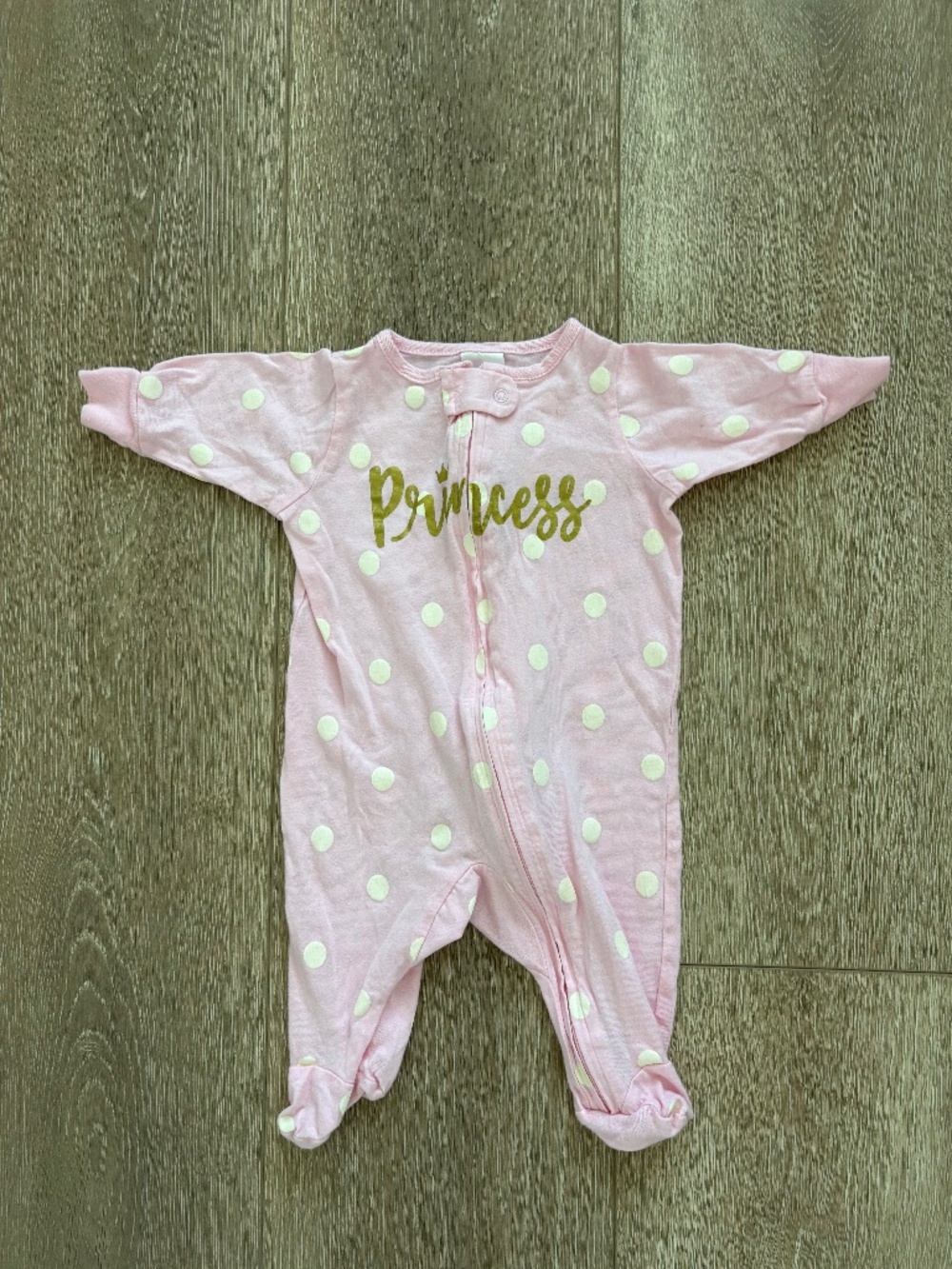 Gerber baby princess footies